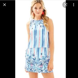 Lilly Pulitzer Stripes and Streamers Donna Crop Top Size 00